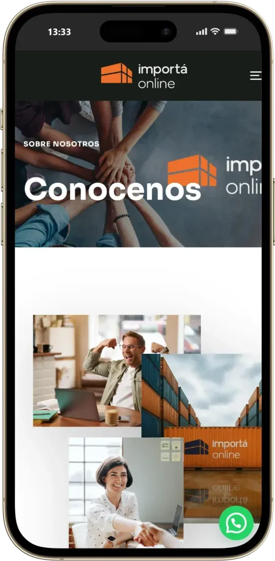 Captura de celular de Importa Online, pantalla 2