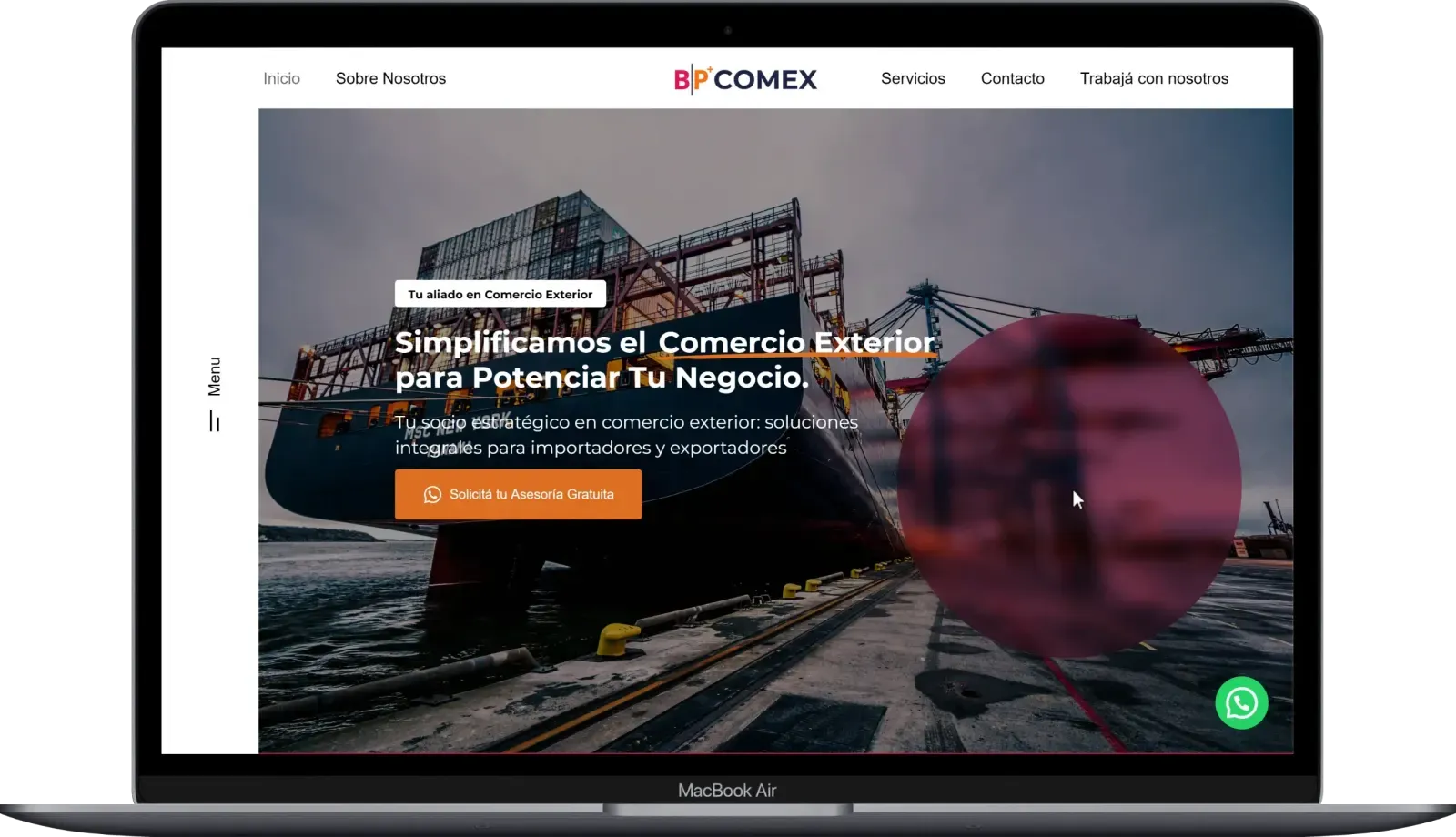 Captura de escritorio de BP Comex, pantalla 1