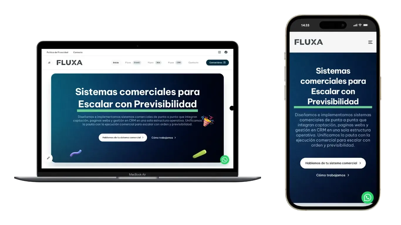 Portada del proyecto Fluxa